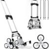 VEVOR Stair Climbing Cart, 220 lbs Load Capacity, Foldable H...