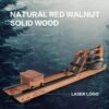 Rowing Machine for Home Use,Water Resistance Natural Red Wal...