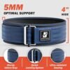 ProFitness Weightlifting Belt for Men & Women - 4'' Wide Aut...