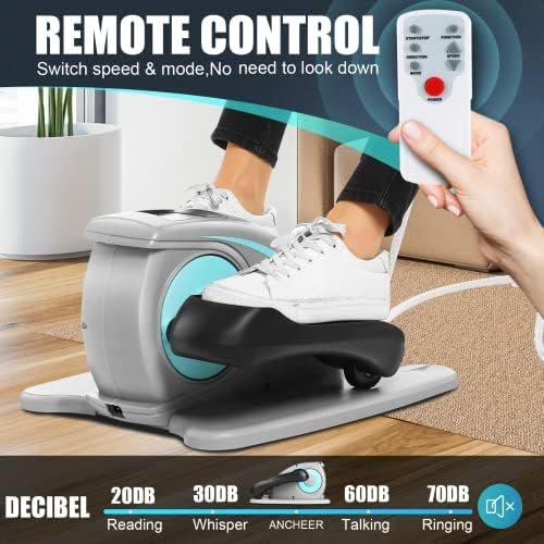 ANCHEER Under Desk Elliptical Machine, Leg Exercise Pro Mach...