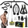 Fitness LAT and Lift Pulley System Gym - Upgraded LAT Pull D...