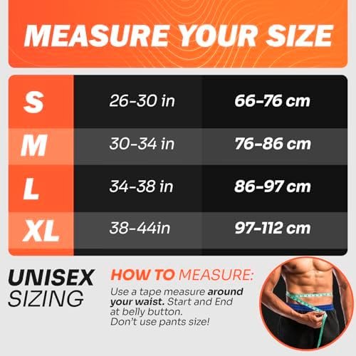 ProFitness Weightlifting Belt for Men & Women - 4'' Wide Aut...