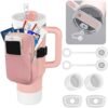 8PCS Water Bottle Pouch for Stanley Cup Fanny Pack Accessori...