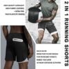Leidowei Men's 2 in 1 Workout Running Shorts Lightweight Tra...