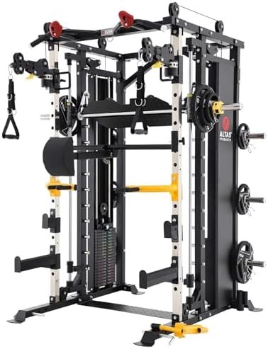 Altas Strength Light Commercial Smith Machine Home Gym with ...