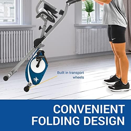 XTERRA Fitness Folding Exercise Bike, 225 LB Weight Capacity