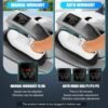 ANCHEER Under Desk Elliptical Machine, Leg Exercise Pro Mach...