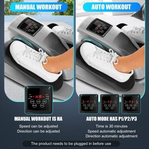 ANCHEER Under Desk Elliptical Machine, Leg Exercise Pro Mach...