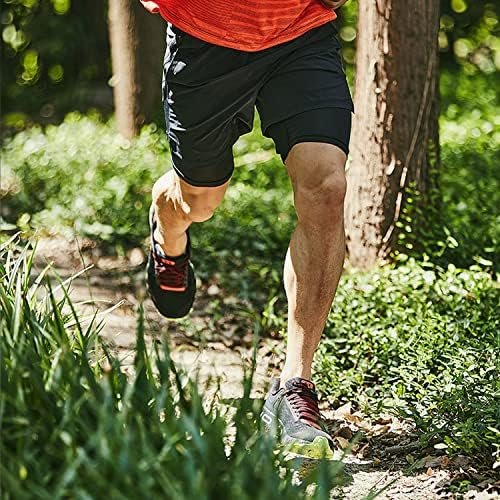 Leidowei Men's 2 in 1 Workout Running Shorts Lightweight Tra...