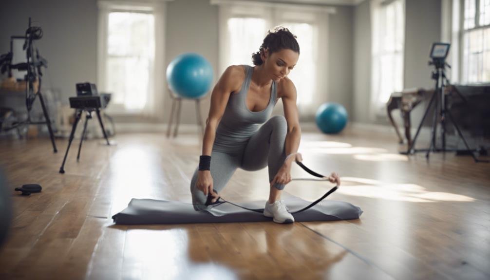 low impact fitness with props