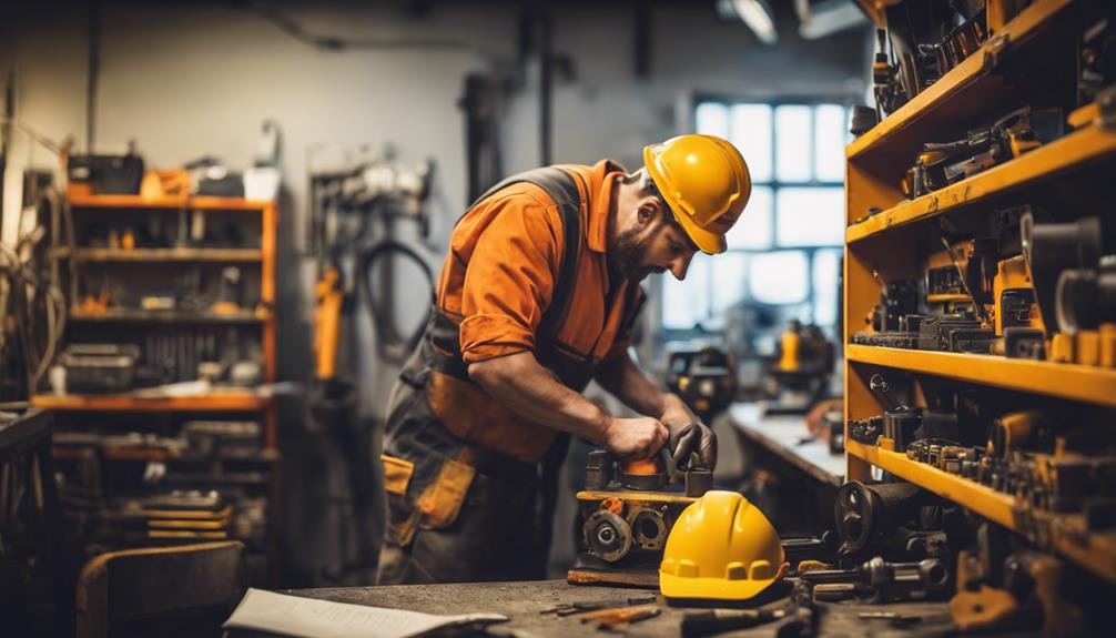 regularly inspect machines daily