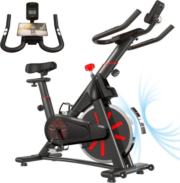 SogesPower Exercise Bike Indoor Cycling Bike Magnetic Statio...