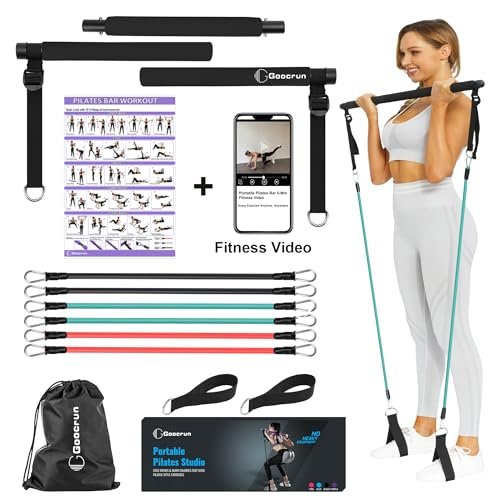 Transform Your Workouts: Portable Pilates Bar Kit with Resistance Bands Review