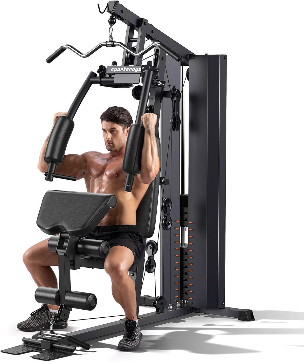 Maximize Your Workouts with the Sportsroyals Multifunctional Home Gym!