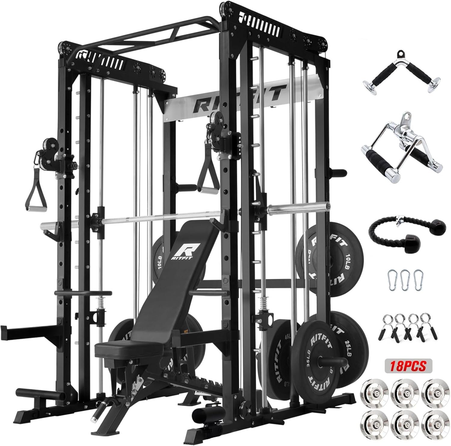 Transform Your Home Gym: The Ultimate RitFit M1 Smith Machine Review!