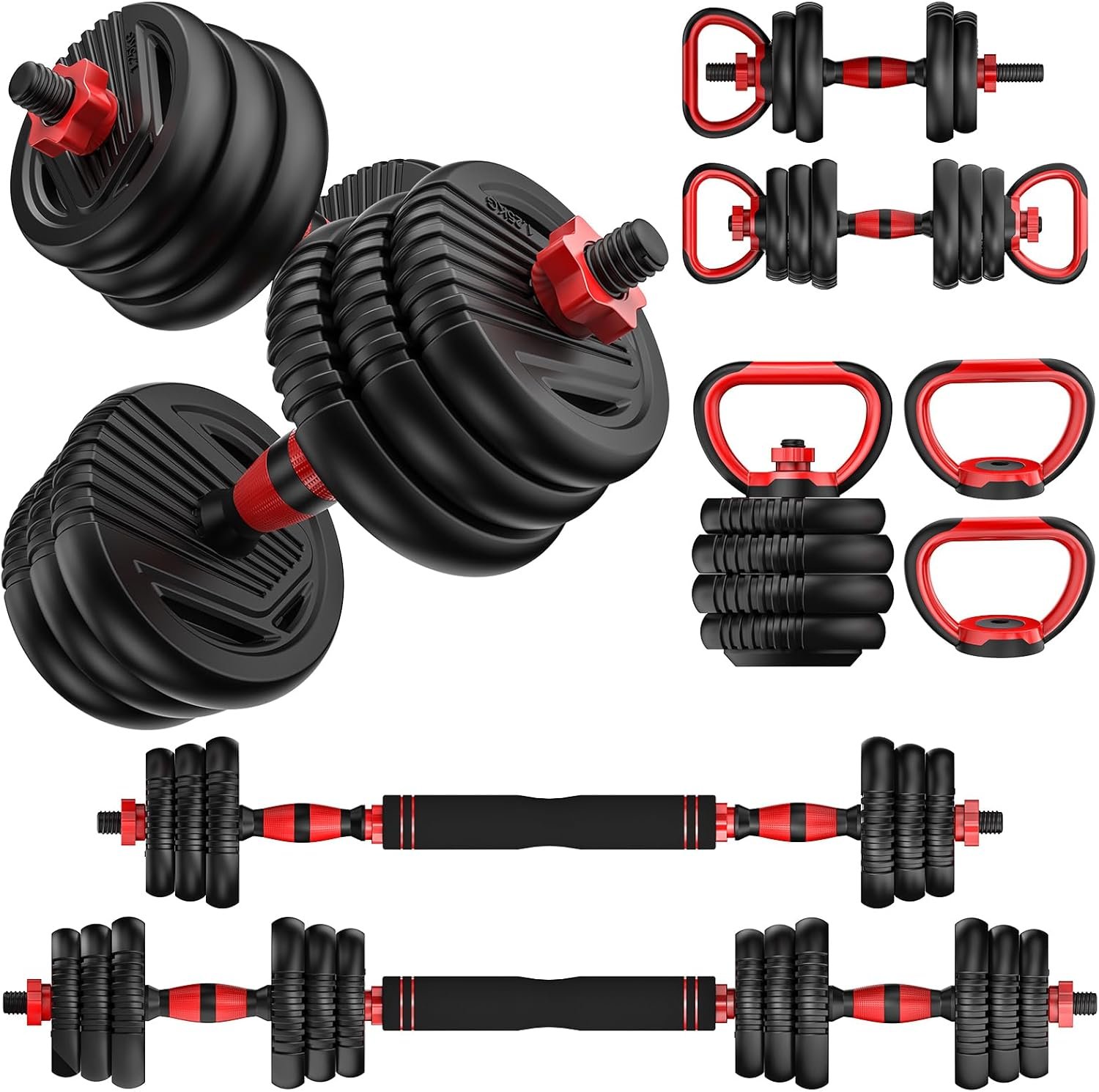 Transform Your Workout: The Ultimate 4-in-1 Adjustable Dumbbells for Home Fitness!