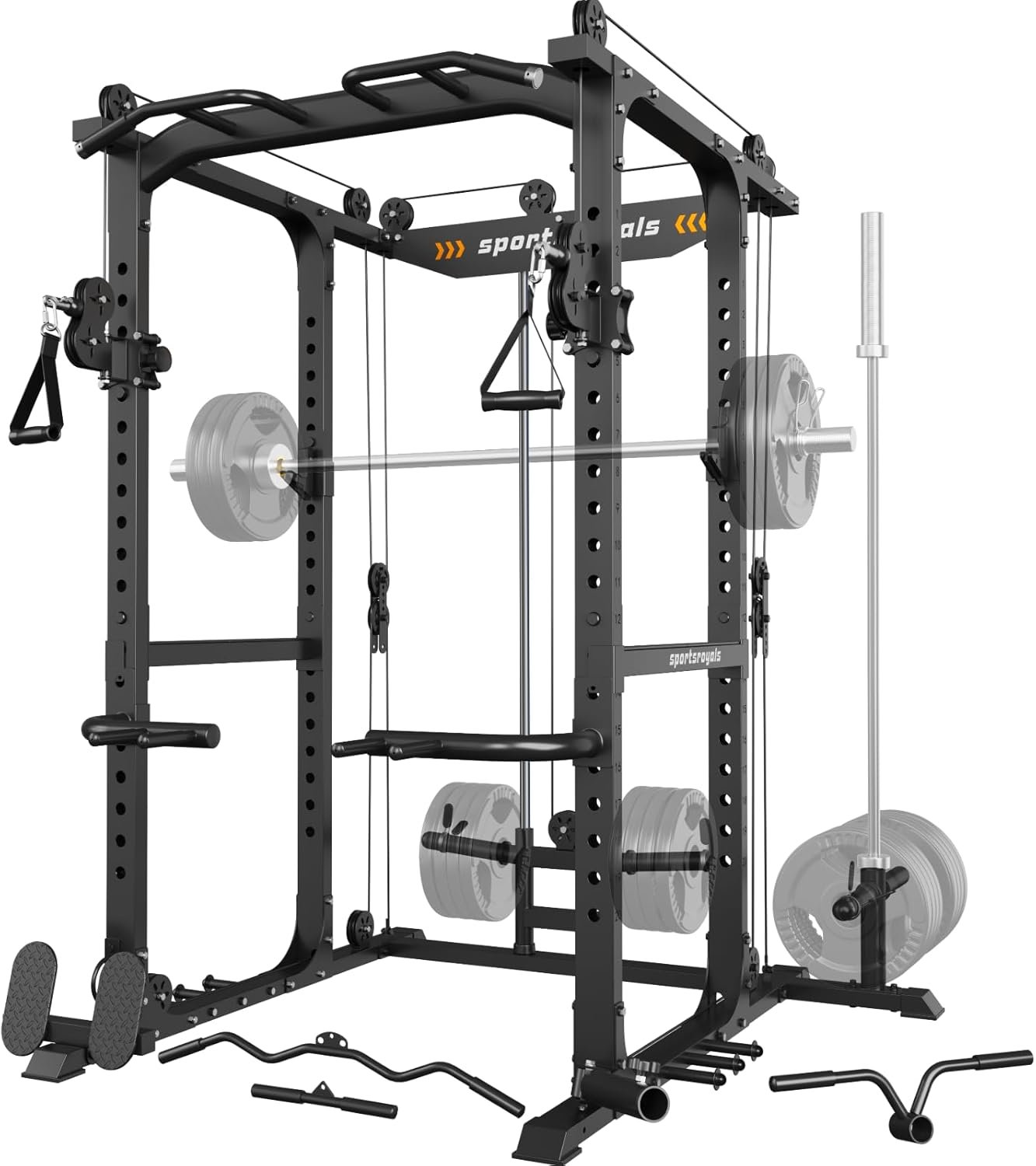 Unleash Your Strength: The Sportsroyals 1600lbs Multi-Function Power Cage Review