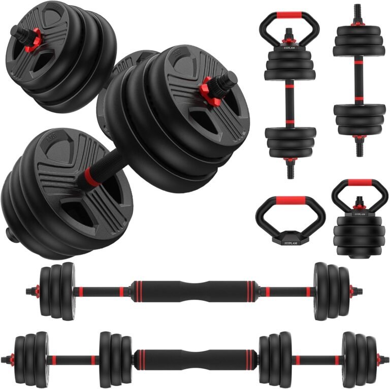 Transform Your Workout: The Ultimate 4-in-1 Adjustable Dumbbell Set for Home Fitness