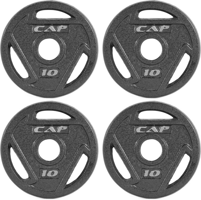 Transform Your Workout with CAP Barbell 2-Inch Olympic Grip Weight Plates: A Comprehensive Review!