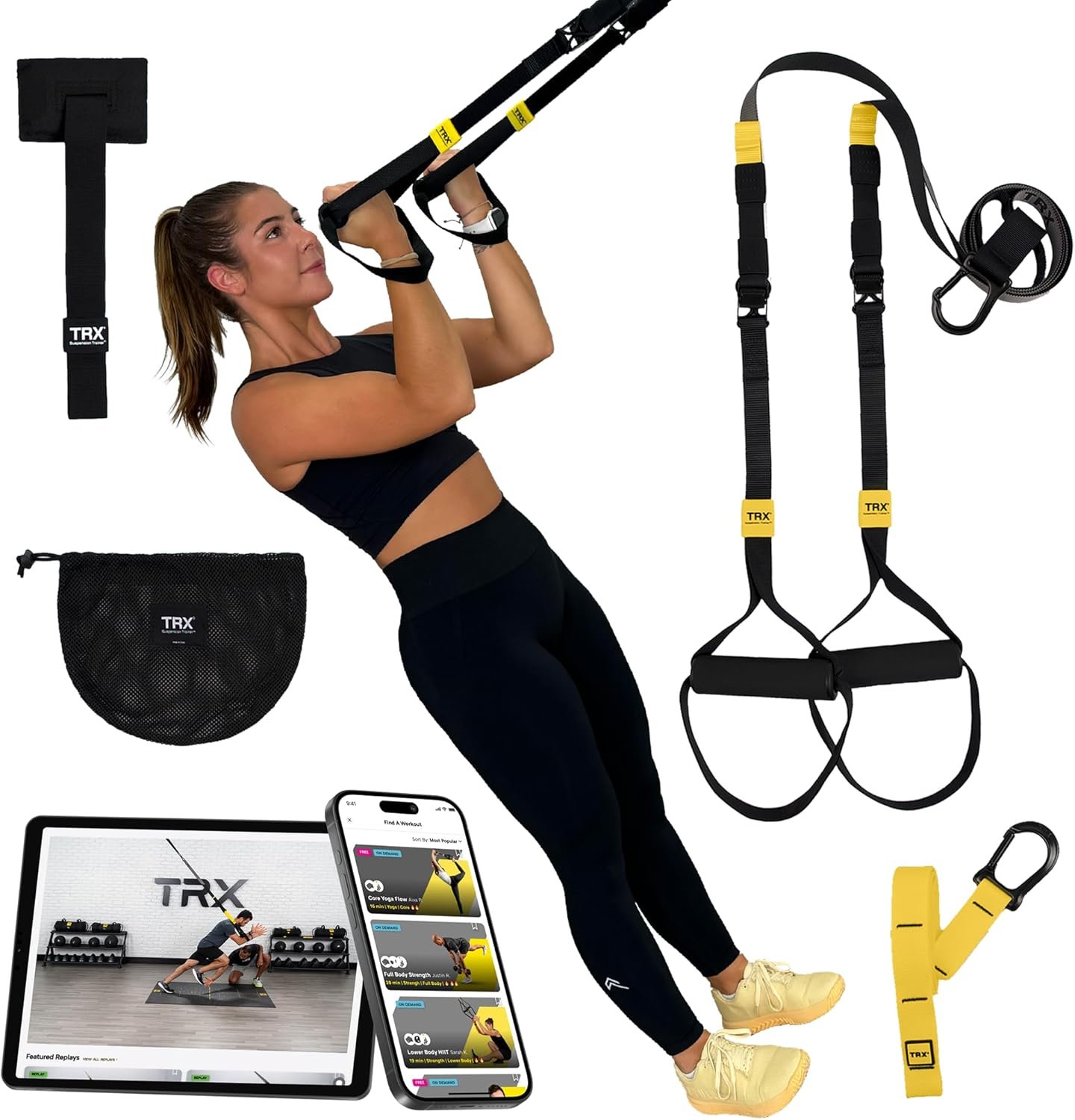 Unleash Your Fitness with the TRX GO Suspension Trainer: Portable Full-Body Workouts for Everyone!