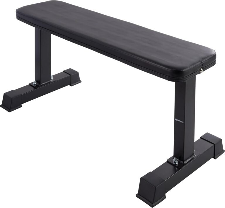 Unleash Your Workout Potential with the Amazon Basics Flat Weight Bench: A Review!