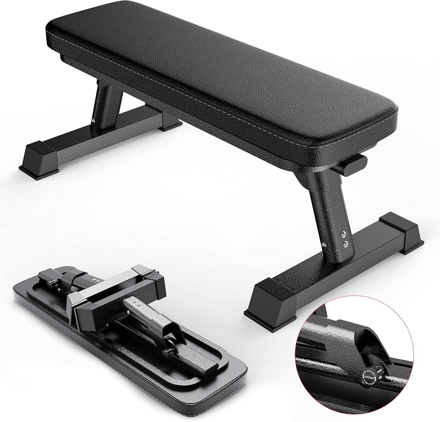 Elevate Your Home Workouts: Review of the Heavy Duty Flat Weight Bench!