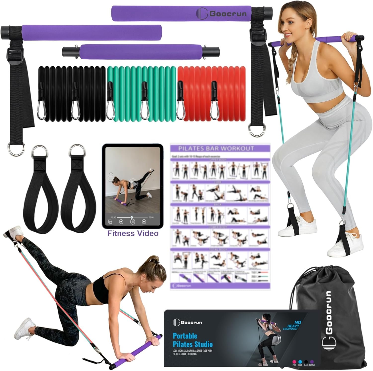 Unleash Your Fitness: Review of the Portable Pilates Bar Kit for Total Body Workouts