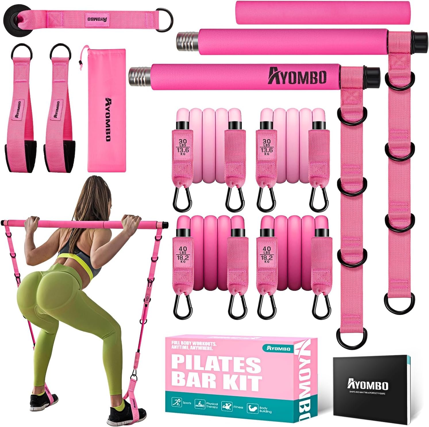 Unleash Your Strength: The Ultimate Pilates Bar Kit for Home Workouts!
