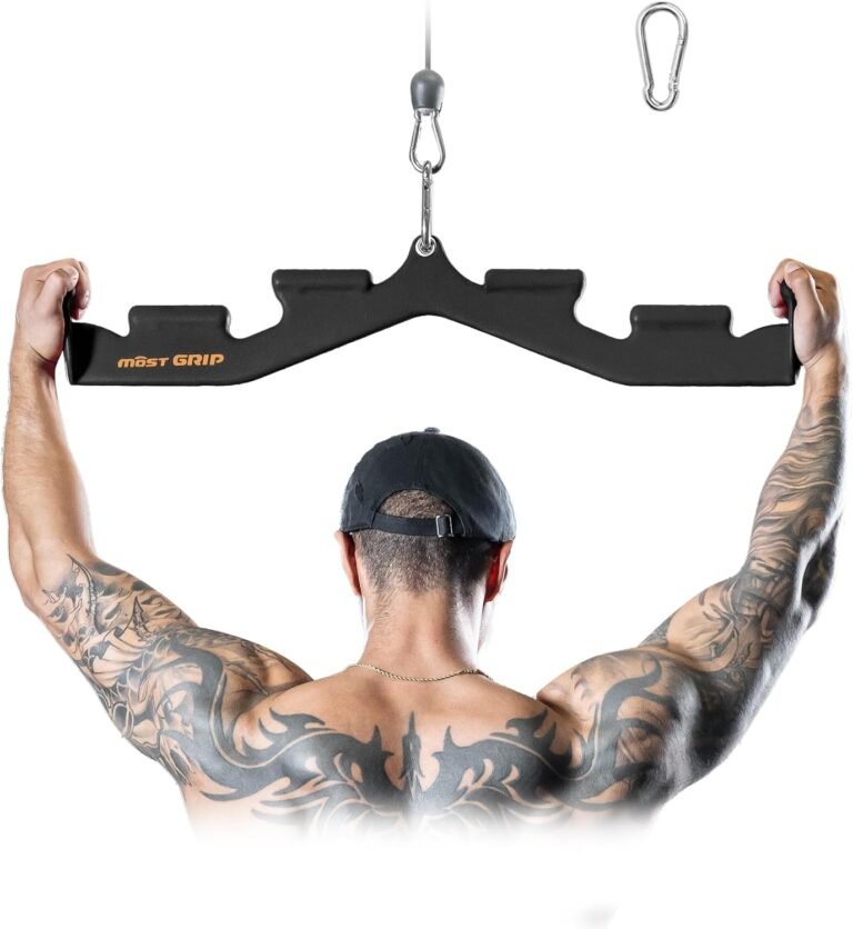 Maximize Your Home Gym: LAT Pull Down Bar with Ergonomic Handles Review