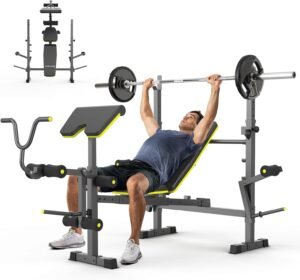 Maximize Your Home Workouts: Review of the 6 In 1 Weight Bench Set