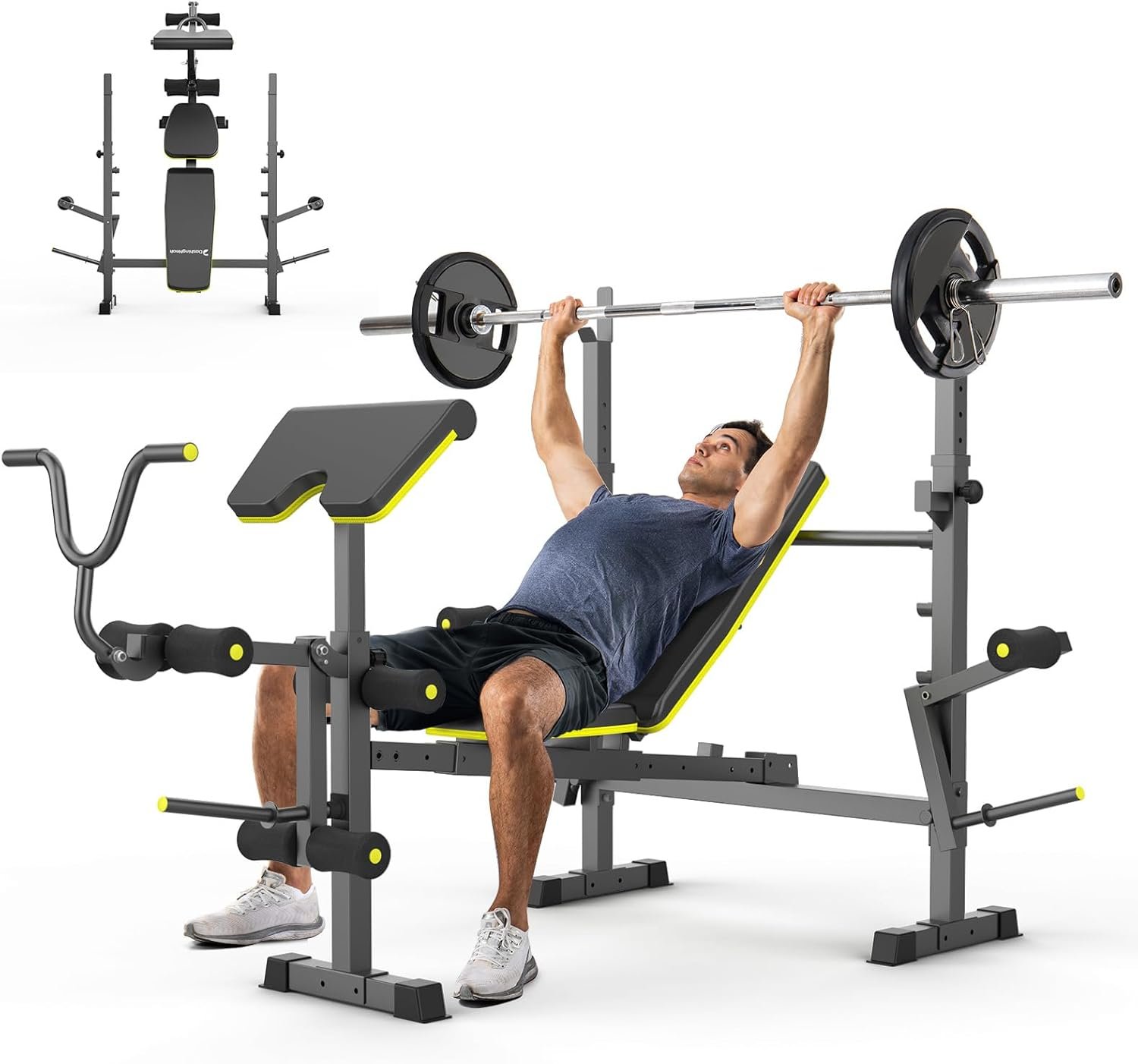 Maximize Your Home Workouts: Review of the 6 In 1 Weight Bench Set