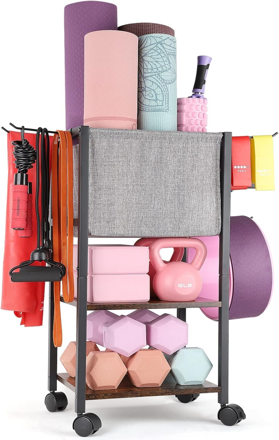 Organize Your Workout: The Ultimate Yoga Mat Storage Rack for Home Fitness!