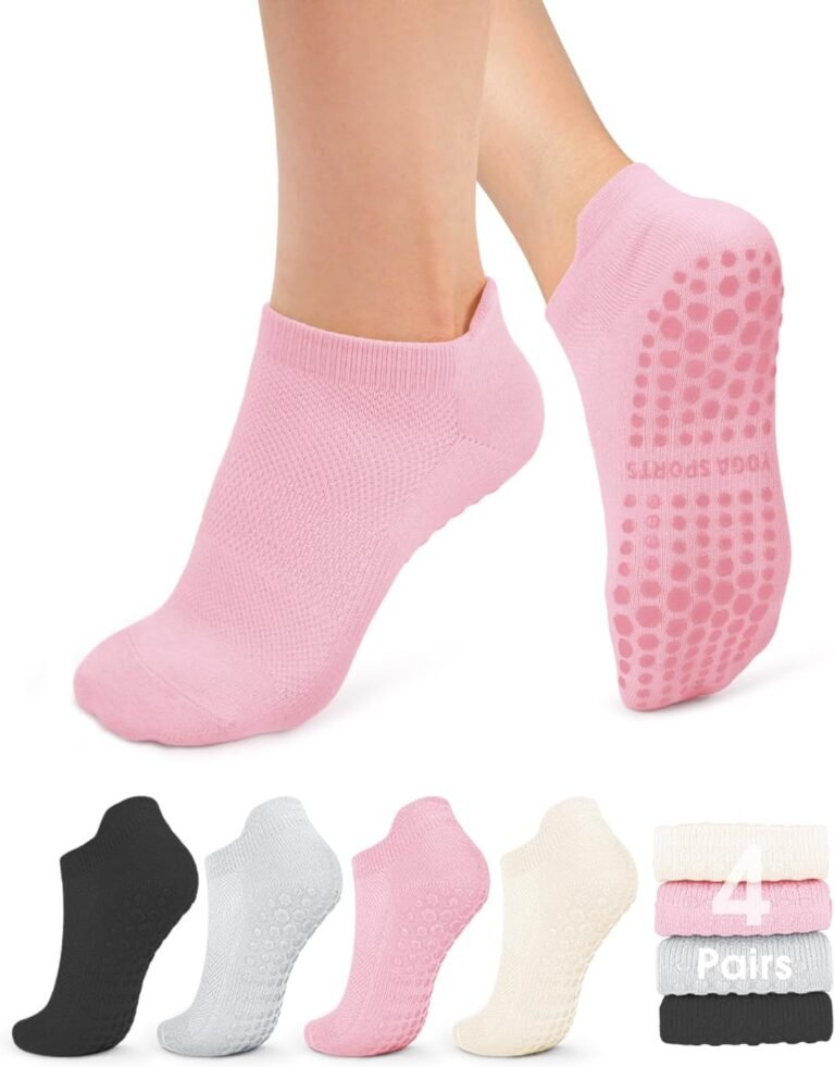 Stay Steady in Style: YeuG Non-Slip Pilates Socks Review!