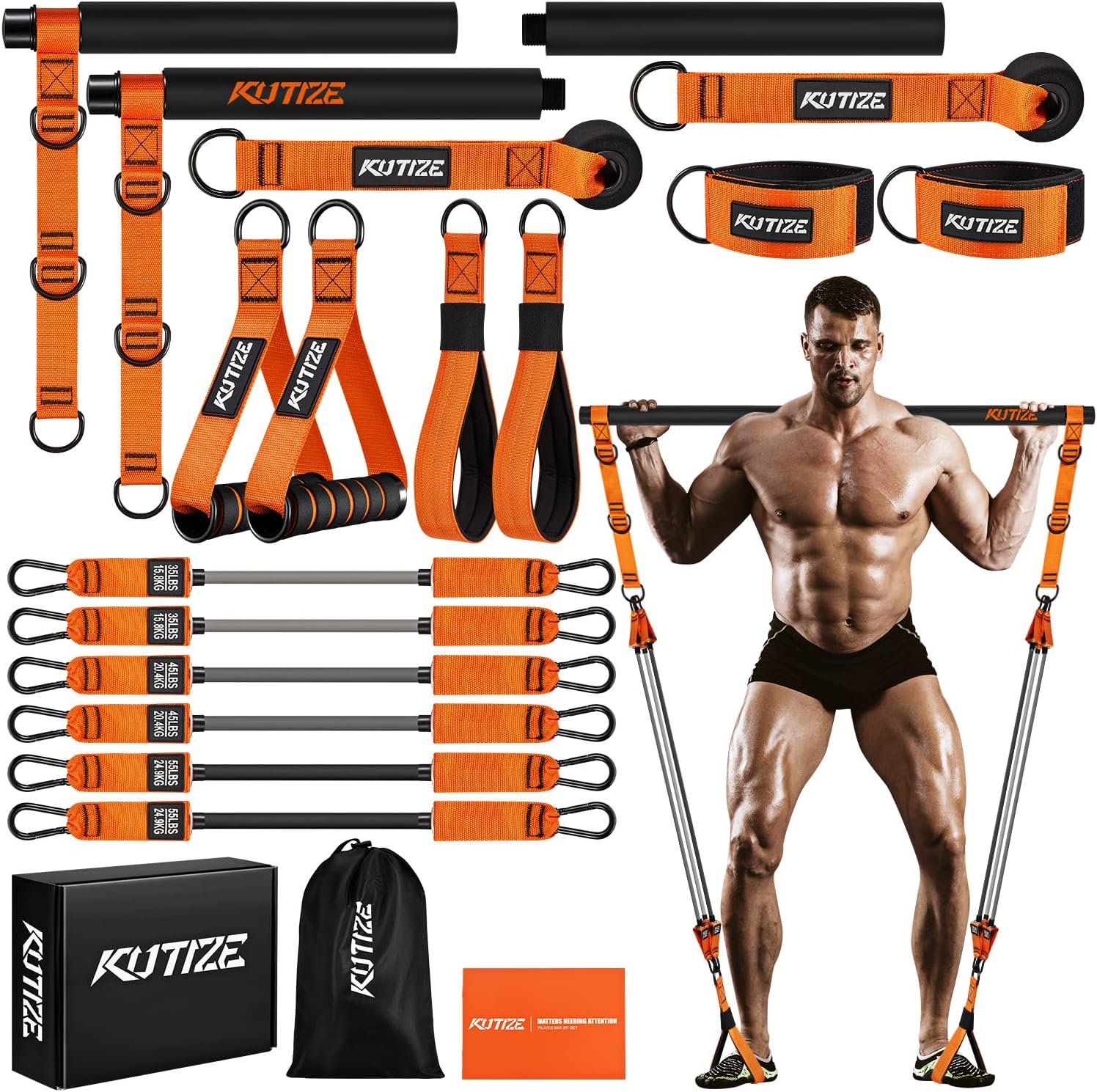 Transform Your Workout: Unleash Full-Body Strength with the Pilates Bar Kit!