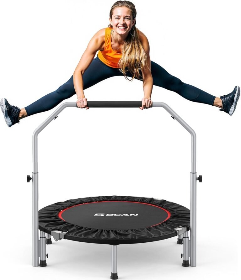 Jump Into Fitness: Review of the BCAN Foldable Mini Trampoline for Home Workouts