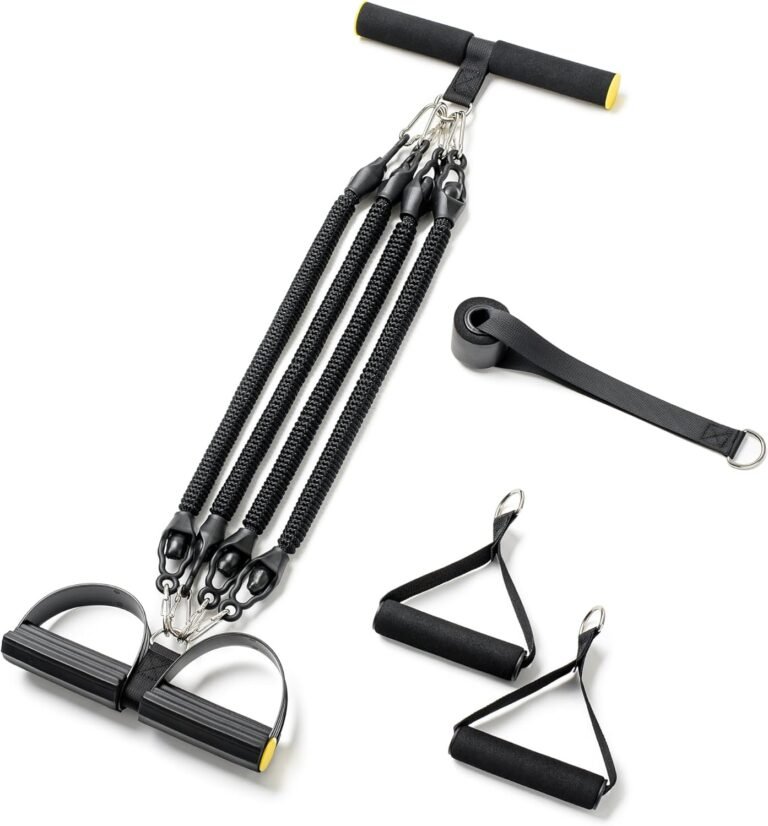 Revamp Your Fitness: The Ultimate Adjustable Pedal Resistance Bands Set for Total Body Workouts!