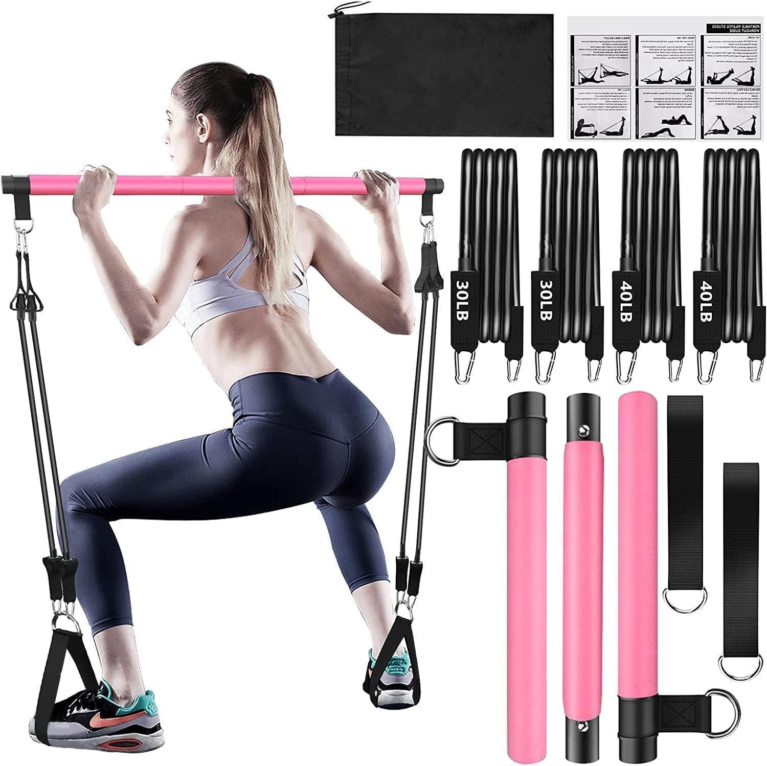 Transform Your Home Workouts: The Ultimate Pilates Bar Kit with Resistance Bands Reviews