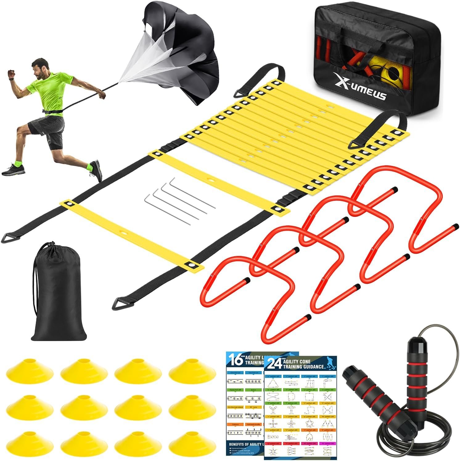 Boost Your Game: The Ultimate Agility Ladder Training Set for All Athletes!