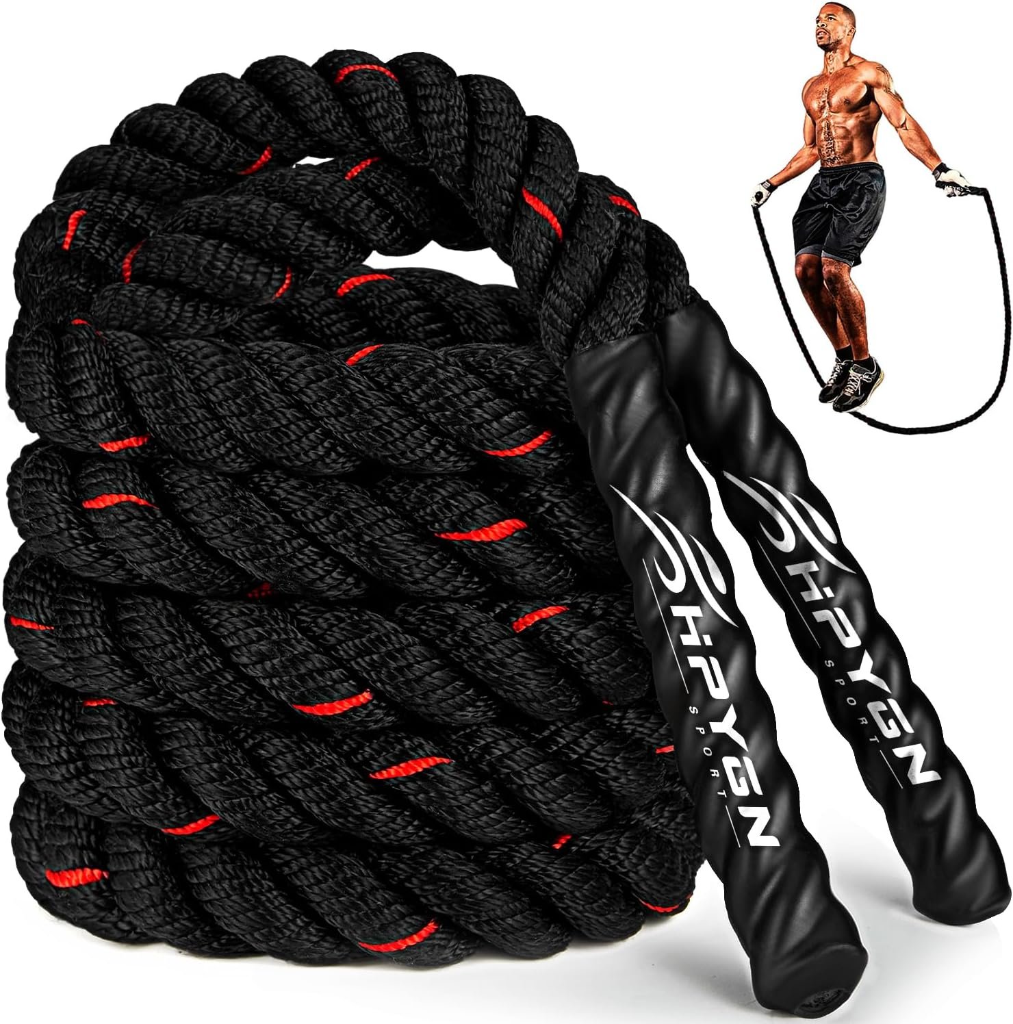 Elevate Your Workout: HPYGN Weighted Jump Rope for Total Body Strength