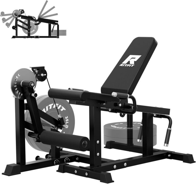 Maximize Your Leg Day: RITFIT 700LB Adjustable Leg Extension and Curl Machine Review