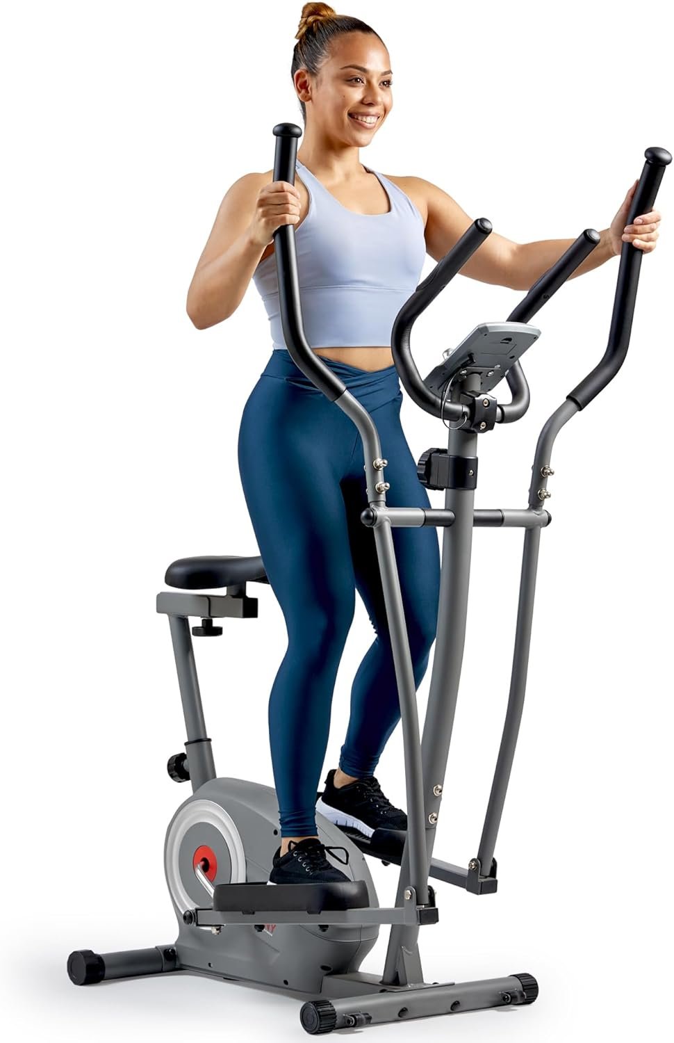 Revitalize Your Home Workout with the Sunny Health & Fitness 2-in-1 Cross Trainer!