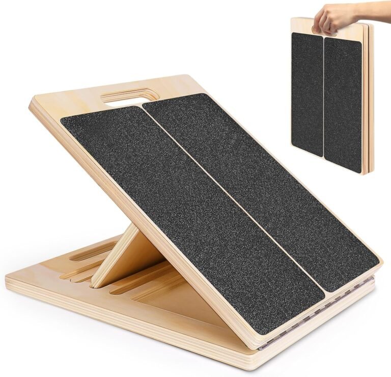 Unlock Your Flexibility: The Ultimate Portable Wooden Slant Board Review!