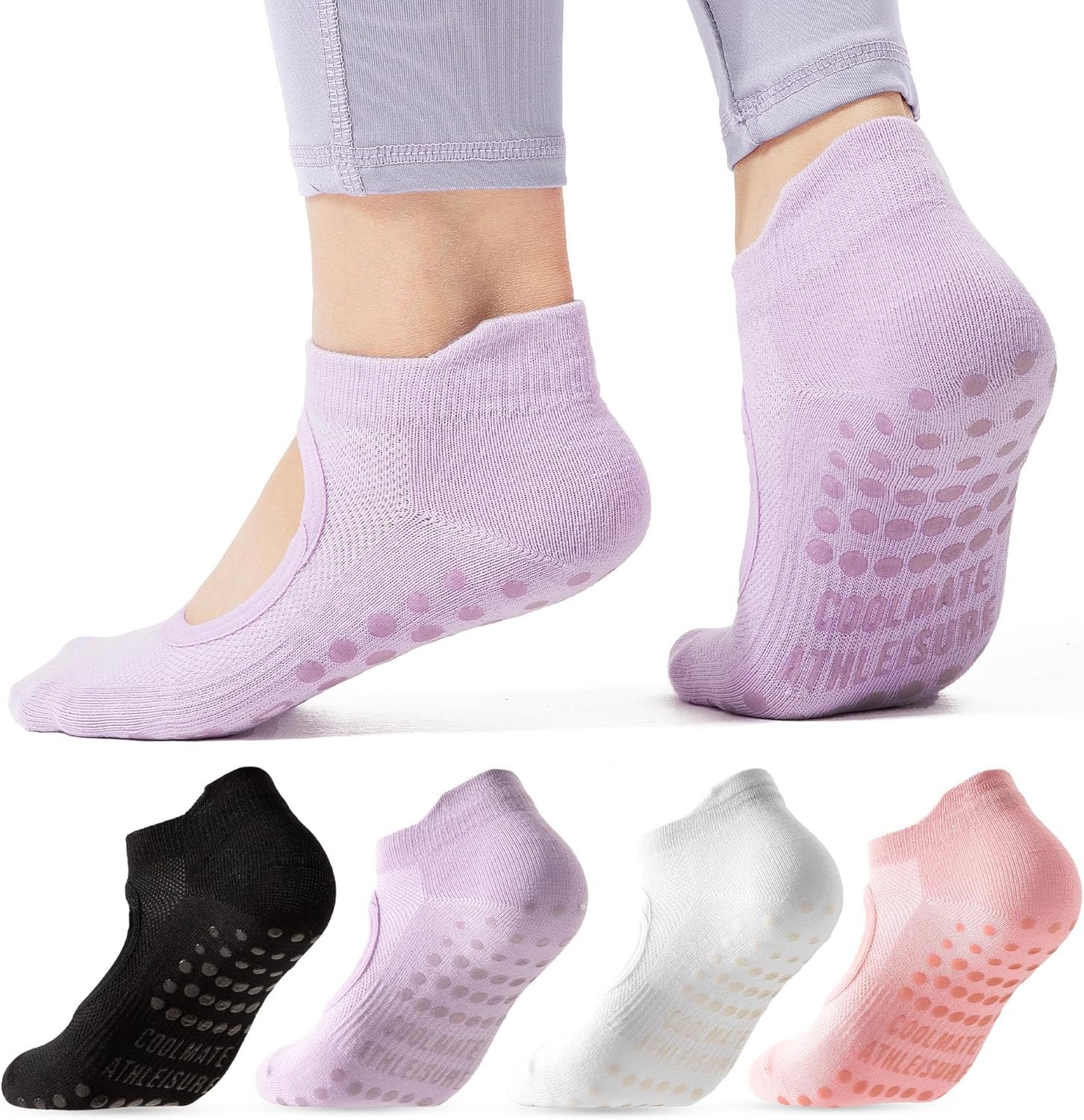 Step Up Your Workout: Review of CoolMate Non-Slip Pilates Socks for Ultimate Performance