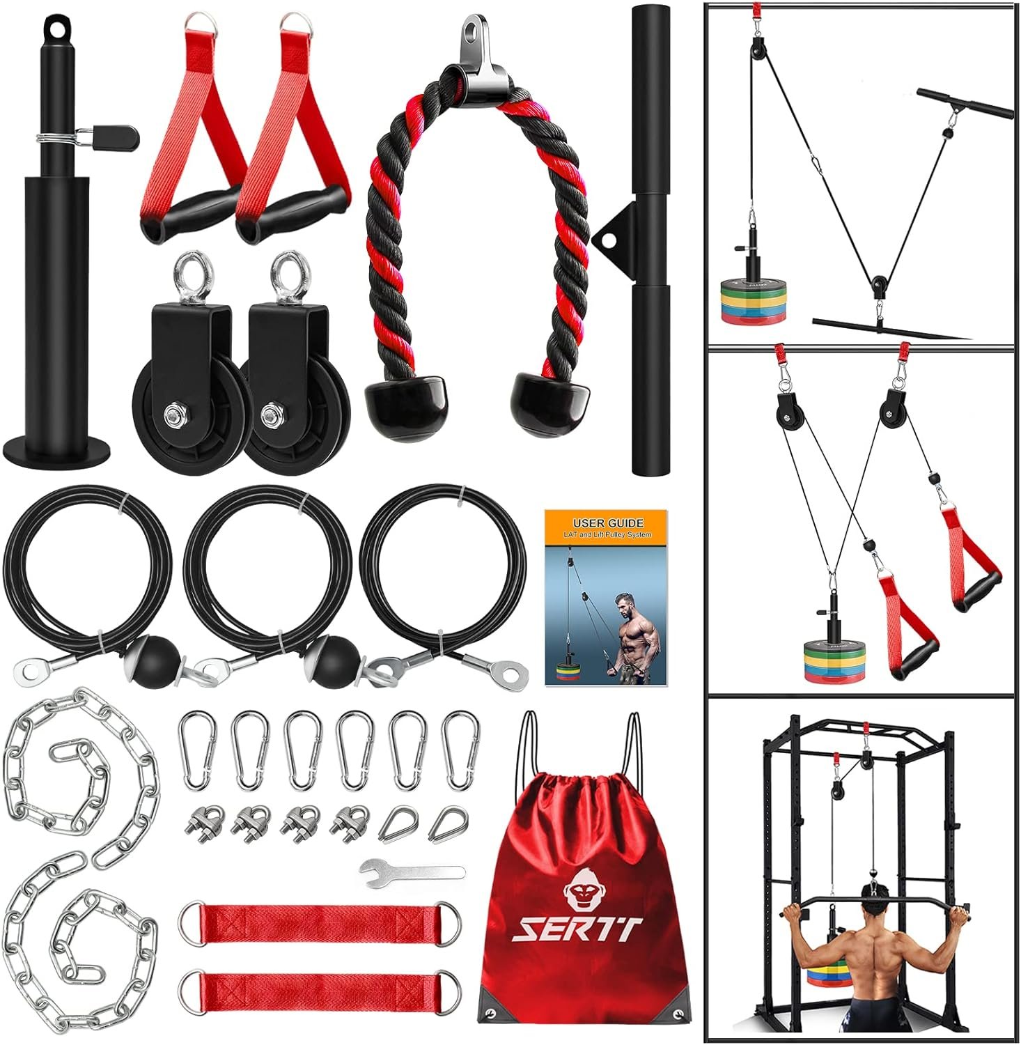 Boost Your Home Gym: SERTT Weight Cable Pulley System Review