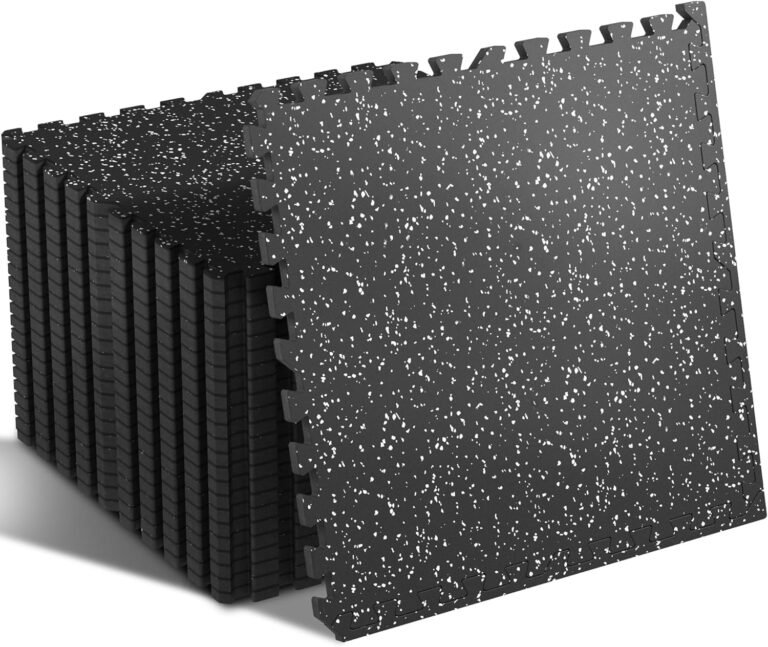 Elevate Your Home Gym: A Review of SUPERJARE Rubber Top Exercise Mats