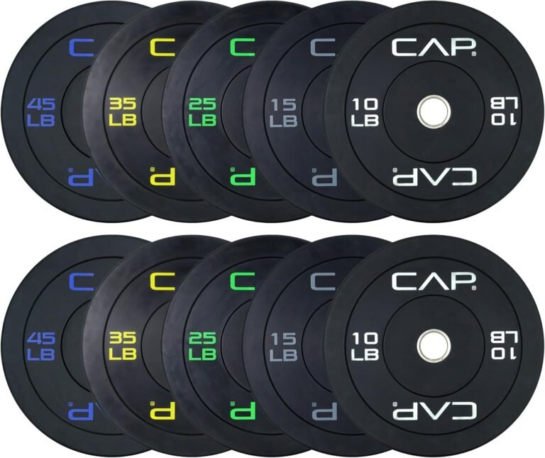 Elevate Your Workout: CAP Barbell Olympic Bumper Plate Weight Set Review