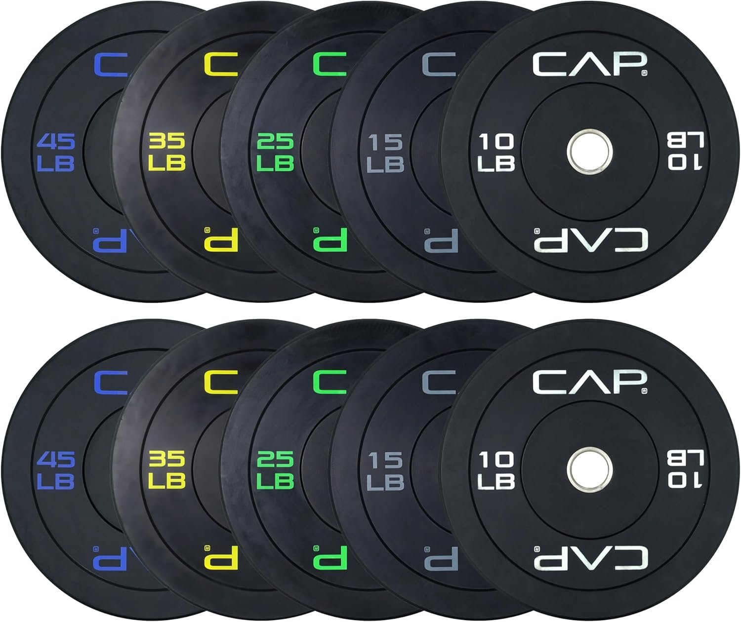 Elevate Your Workout: CAP Barbell Olympic Bumper Plate Weight Set Review