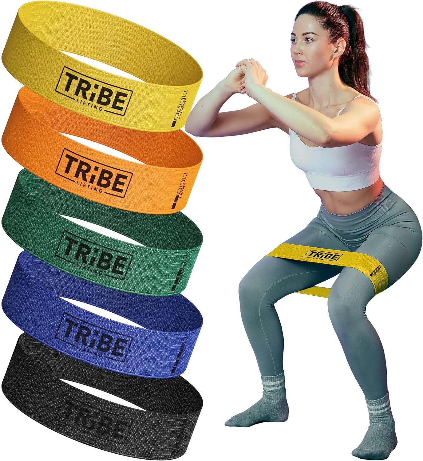 Maximize Your Workouts: Tribe Fabric Resistance Bands for Ultimate Glute and Leg Training!