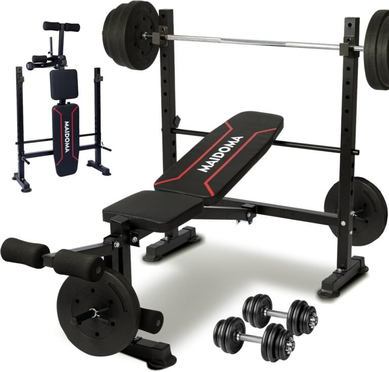 Transform Your Home Workout: 1500LBS 8-in-1 Olympic Weight Bench Set Review