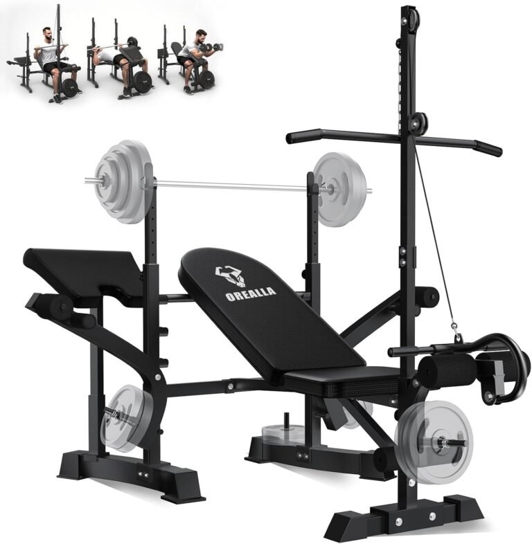 Transform Your Home Workouts: The Ultimate 8-in-1 Adjustable Weight Bench Review!